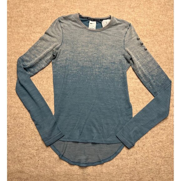 Nike Tops - Nike Running Dri-Fit ADV Long Sleeve Wool Blend Running Shirt Women's Small